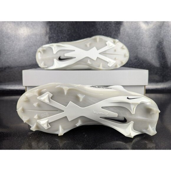 Nike Alpha Menace Elite 3 Football Cleats White Black CT6648-109 Mens Size 9 NEW main image 6